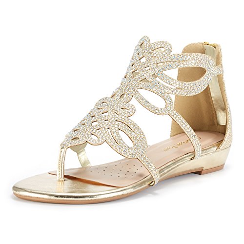 Gold Maie 125 glitter platform sandals | Glitter platform, Glitter sandals, Embellished sandals