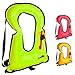 X-Lounger Inflatable Snorkeling Vest, Snorkel Vest Life Jacket Free Diving Swimming Surfing Safety for Adults Youth Green