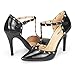 DREAM PAIRS ROCKSTAR-P Women's D'Orsay Style Metal Studs Pointy Pumps Classic Stiletto Heel Shoes New