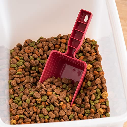 IRIS USA 3Piece 35 Lbs / 45 Qt WeatherPro Airtight Pet Food Storage