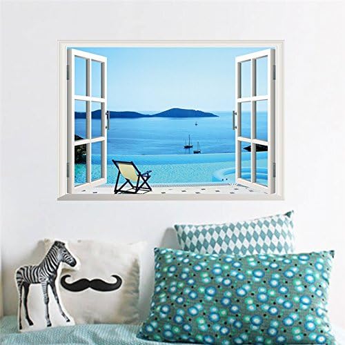 Wall Stickers Decals Art Home Deals Decoration 3D Window For Family Living Room Creative Accessories