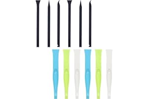 PETIY BEAUTY Plastic Scraper Tool, Carbon Fiber Multi-Purpose Scraper, Non-Scratch Cleaning Tool, Lottery Ticket Scratcher Tool, Sticker/Label Remover Tool, Pen Shaped Cleaning Tool for Tight Space/Crevice (12pcs)