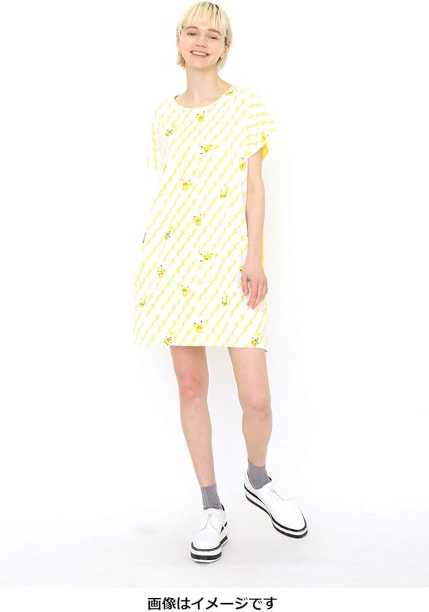 Amazon Co Jp ポケモンセンターオリジナル Graniph ワンピース ピカチュウ ストライプ Free 服 ファッション小物