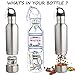 Stainless Steel Beer Bottle Cooler - NEW Design Prevents Leaks + Bottle Stopper + Insulated Bag + Bottle Opener + Carabiner - 12 OZ Bottles- Keeps Beer Ice Cold By Smart Ideas for Life
