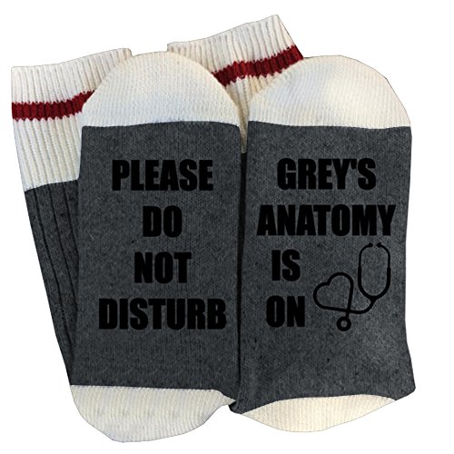 Unisex Christmas Valentine's Day Cotton Socks Please Do Not Disturb Novelty Funky Crew Socks Slipper Socks