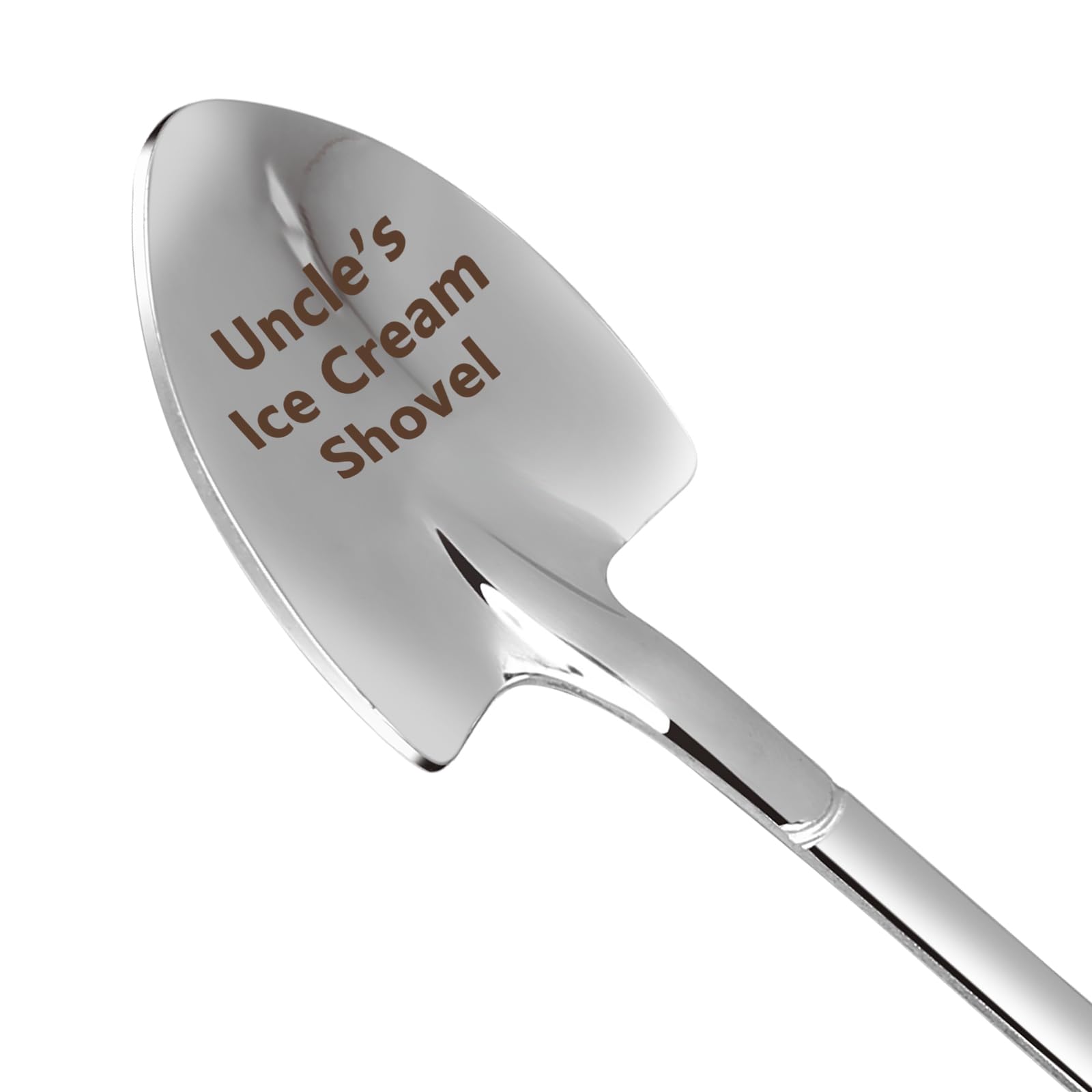 Gifts for Uncle Fathers Day from Kids, Funny Uncle’s Ice Cream Shovel Gifts for Men Uncle Wedding Anniversary Presents Spoon