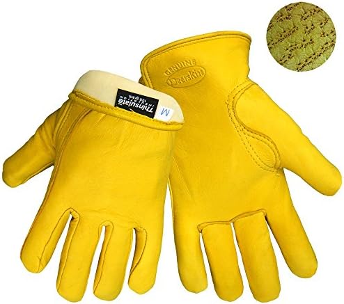 Insulated Deerskin Gloves Premium Grade/thinsulate 1 Pair Large