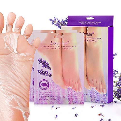 2 Pairs Foot Peeling Mask, BEQOOL Foot Peel Mask Liberex Lavender