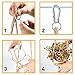 Macrame Plant Hanger Set Hanging Planter Handmade Jute Rope for Indoor Outdoor Flower Pots (Pot not Included),4legs 6 pcs of 3 Different Size-JamBer