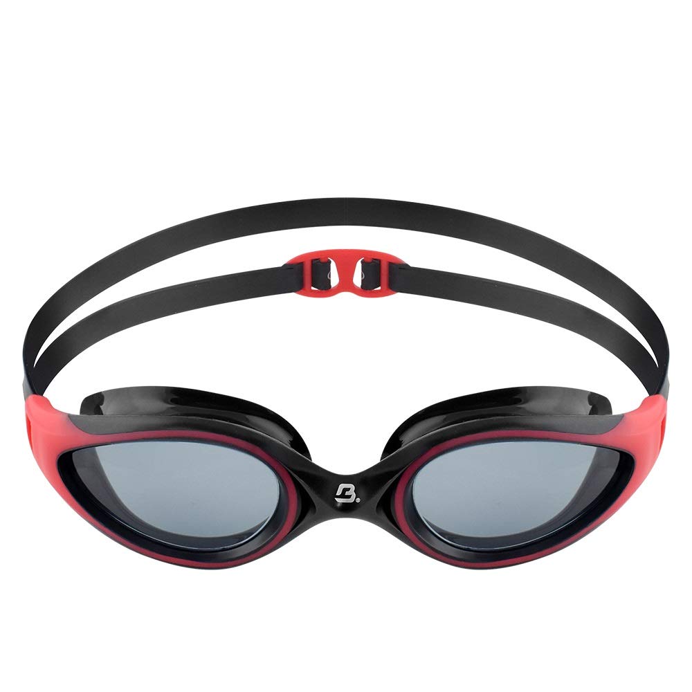 Barracuda AQUATEC Swim Goggle for Adults IE-35125 (SMK/RED/BLK)