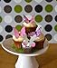 Sugar Robot Inc. Edible Butterflies Large Size Premium Crafted Made in the USA Cake and Cupcake Toppers, Decoration (Pink)