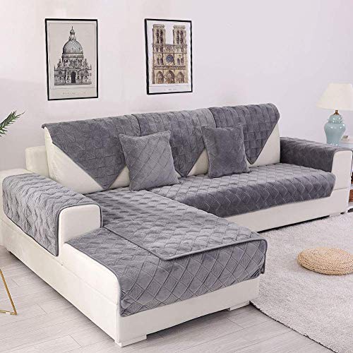 Deep Dream Sectional Sofa Covers, Velvet Sofa Slipcover Furniture