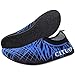CIOR Men Women and Kids Quick-Dry Water Shoes darkweight Aqua Socks For Beach Pool Surf Yoga Exercise,CT1605,Blue,44.45