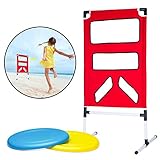 Outdoor Backyard Disc Toss Target Lawn Game - Kids Fun Family Outside Activities Flying Disc Throwing Game for Children Boys Girls Parties Tailgates Summer Camp Barbecue Events by Perfect Life Ideas