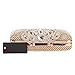 Fawziya Evening Clutch Rhinestone Crown Medium Novelty Purses For Women Formal-Gold