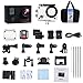 Campark ACT76 Action Camera 4K Ultra HD WiFi Waterproof DV Camcorder Sports Cam with Wireless Remote Control and 2 Pcs Rechargeable Batteries