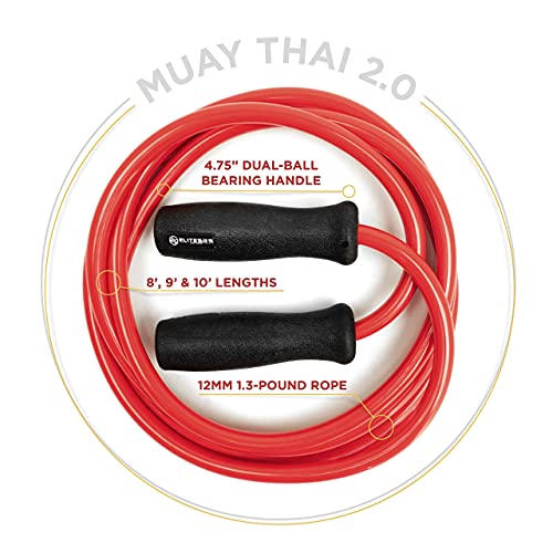 Elite SRS, Muay Thai 2.0 Weighted Jump Rope Designed for High