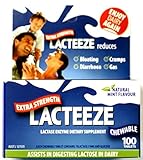 Lacteeze Extra Strength 100 chewable tablets Mint