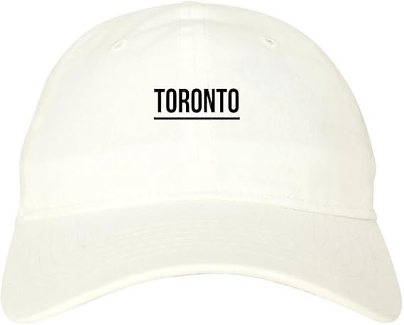 Kings Of Ny City Of Toronto Simple Underline 6 Panel Dad Hat Cap