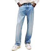 Tommy Jeans Mens Regular Straight Stretch Jeans