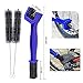 Oumers Bicycle Clean Brush Kit, 10pcs Motorcycle Bike Chain Cleaning Tools Make Chain/Crank/Tire/Sprocket Cycling Corner Stain Dirt Clean, Durable/Practical fit All Bike