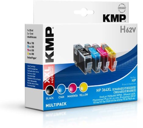 KMP Printtechnik AG H62V Promo Pack BK/C/M/Y, 1712,0005