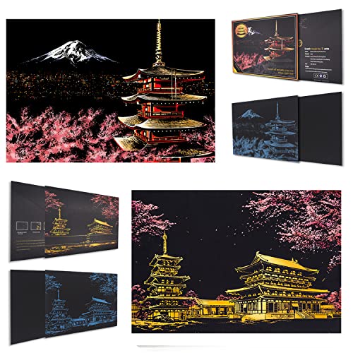 A3-mount Fuji + Cherry Blossom(2pcs)