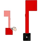 No Tools Needed with Optional Screws Mailbox Flag Replacement (Pack of 1) | Weather-Proof Strongest Adhesive Red Flag for Mailboxes Outside &ndash; Two Installation Options (Screws or Adhesive)