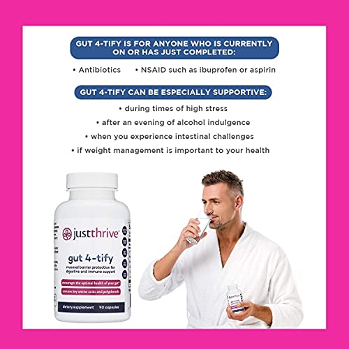 Just Thrive Gut 4Tify Intestinal Repair Complex Support with Amino