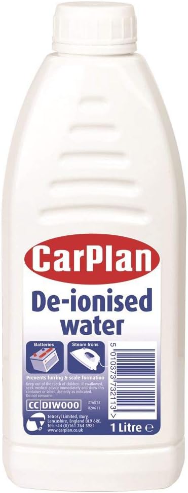 CarPlan DIW000 De-Ionised Water, 1l, 1 l (Pack of 1)