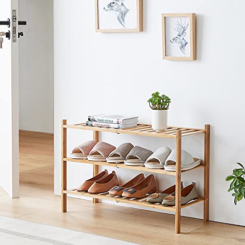 viewcare 3Tier Free Standing Shoe Racks, Stackable Beautiful