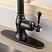 Kitchen Faucets Bronze With Deck Plate