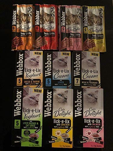 Webbox Lick-e-Lix/Tasty Sticks Cat Treats Hamper