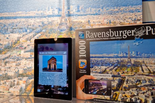 Paris, 1000-Pieces Augmented Reality Puzzle