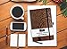 RICCO BELLO Lined Journal Notebook with Pen Holder, Faux Leather Hardcover, College Ruled, for Work, Notes | 96 Sheets /192 Lined Pages, 5.7 x 8.4-Inches (Art Tree)