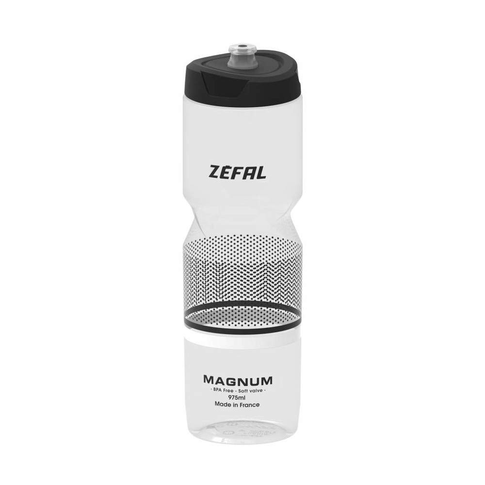 Zefal Magnum Soft Water Bottle, Translucent, 975 ml