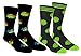 Teenage Mutant Ninja Turtles Casual Crew Socks 2 Pair PackTurtle Green/Black Sock size: 10-13 Shoe Size: 6-12.5