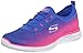 Skechers Sport Women's Glider-Fearless Fashion Sneaker,Royal/Hot Pink,7.5 M US