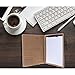 Geila Business PU Leather Resume Storage Clipboard Folder Portfolio Padfolio, Interview/ Legal Document Organizer & Business Card Holder for Office Conference (Pink)