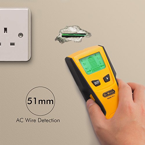 Dr.meter Fi1 Backlight Stud Metal AC Wire Scanner Wall Stud Finder