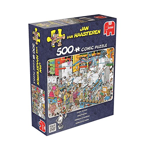 Jumbo Games Jan Van Haasteren Candy Factory Jigsaw Puzzle (500-Piece)