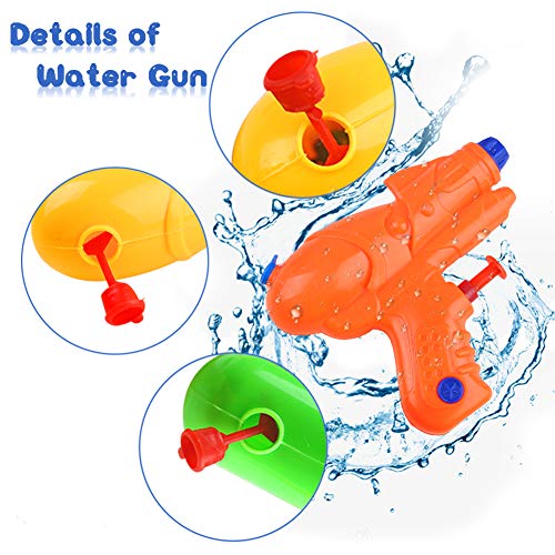 DomeStar Mini Water Gun, 12PCS Water Blaster Squirt Gun Water Soaker Water Fight Toys for Swimming Pool Beach Sand