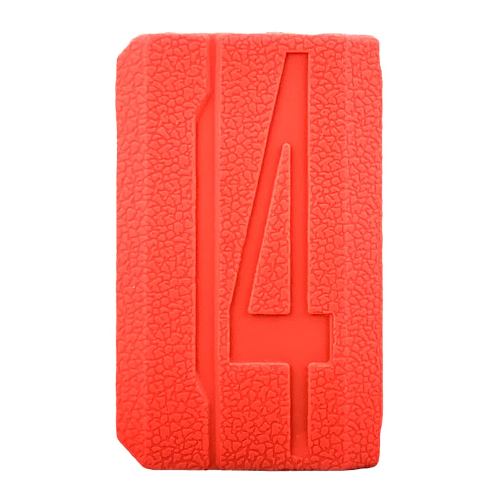 RUIYITECH Protective Silicone Case Sleeve Skin Cover for Drag 4 Case Cover Skin Sleeves (Red)