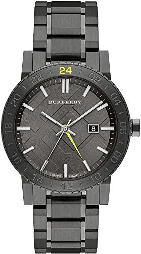 Burberry Black Dial Stainless Steel Quartz Men's Watch BU9340