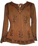 117 B Agan Traders Medieval Renaissance Vintage Top Blouse