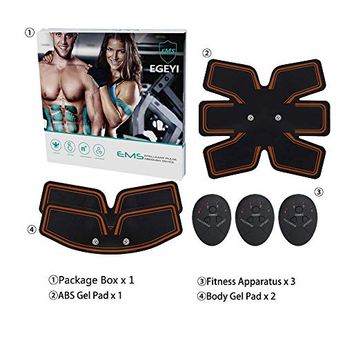 Abs Stimulator, Muscle Toner - Abs Stimulating Belt- Abdominal Toner- Training Device for Muscles- Wireless Portable to-Go Gym Device- Muscle Sculpting at Home- Fitness Equipment for at-Home Workouts - Thumbnail 5
