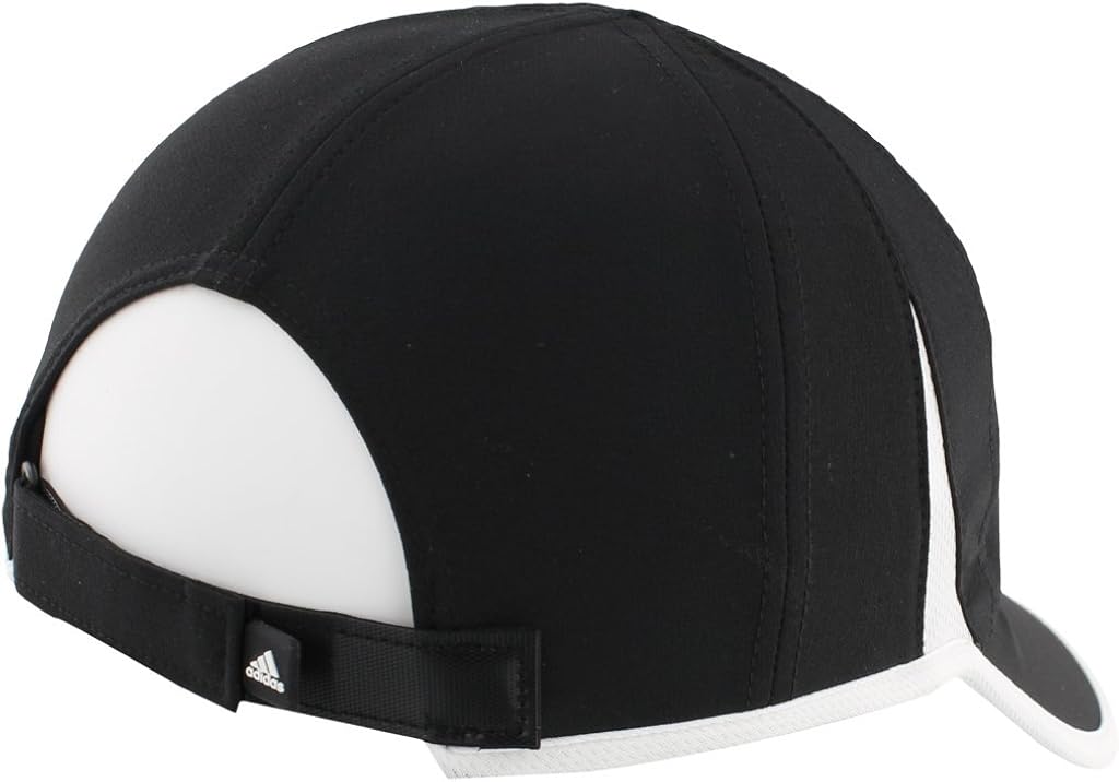 adidas Women's Superlite Relaxed Adjustable Performance Cap, Black/White, ONE SIZE: Clothing