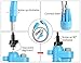 innhom Portable Camping Shower Camp Shower Powered by Rechargeable Battery or Car Cigarette Lighter, Great Outdoor Shower for Camping, Pet Cleaning, Car Washing, Plants Watering-1 Year Warranty