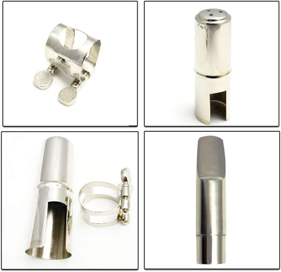 Nickel 7, Tenore UnionFashionLi Bocchino per Sax Contralto Tenore Metallo Nichelato e Placcato Nickel 7, Tenore UnionFashionLi Bocchino per Sax Contralto Tenore Metallo Nichelato e Placcato