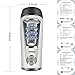 Large Size 2 in 1 Release hands and Built-in Multi-Frequency Vibration Male Masturbation Cup Beads 360° Tied Up and Automatic Piston Thrusting Retractable Man Toy
